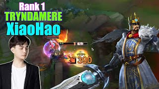 RANK 1 TRYNDAMERE  XIAOHAO TRYNDAMERE VS SMOLDER [upl. by Blood878]