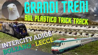 I Grandi Treni sul plastico ferroviario Trick Track model  Intercity Adige 621622 BolzanoLecce [upl. by Apfelstadt]