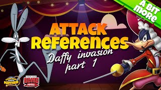 Daffy invasion I ATTACK REFERENCES PART 1 I Looney Tunes World of Mayhem [upl. by Dania]