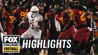 No 7 Texas Longhorns vs Iowa State Cyclones Highlights  CFB on FOX [upl. by Manlove]