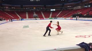 Maia Shibutani  Alex Shibutani 2017 Skate America FD  Practice [upl. by Fagen]