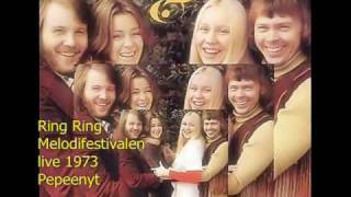 Annifrid Benny Björn And Agnetha Swedish Song Contest 1973 Live [upl. by Violeta]