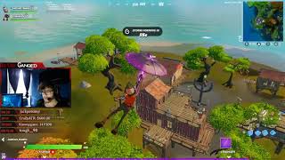 Find Bottles of Ghoulish green in Shanty Town Fortnite Season 8 Challenge [upl. by Ative]