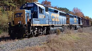 CSAO WPCA51 Northbound Through Williamstown Junction With CSXT 62386240 [upl. by Wendye]