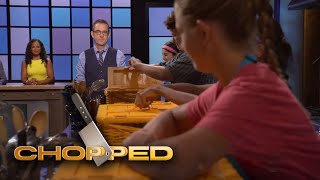 Bugging Out  Chopped Junior  Food Network [upl. by Allehcram458]