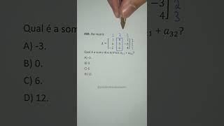 Como identificar os termos de uma matriz 3x3 [upl. by Gnirps1]