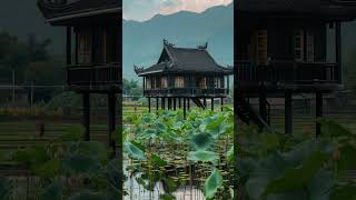 Black wooden stilt house designhome designhouse [upl. by Anglim]