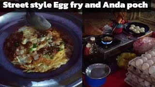 Street style Egg poch and Egg fry [upl. by Ylicec]