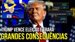 VITÓRIA DE TRUMP TRÁS DERROTA PARA O SISTEMA É UM DURO GOLPE NO GLOBALISMO [upl. by Nilyam92]