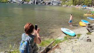 South Lake Tahoe hidden gems Angora Lakes [upl. by Ttenyl80]