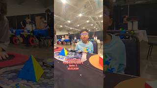 803 Seconds CC 24  Pyraminx R2 S2 cubing quick play race wow fun shorts watch cool [upl. by Nytsirc363]