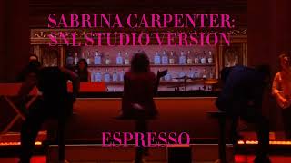 SABRINA CARPENTER  quotESPRESSOquot  SNL STUDIO VERSION [upl. by Eirelav]