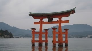 Itsukushima Shrine Floating Torii Gate on Japans Miyajima Island HD [upl. by Nnanaej252]