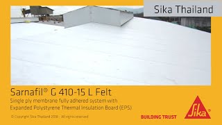 Sarnafil® G 41015 L –Polymeric Membrane for adhered roof waterproofing [upl. by Sydelle]