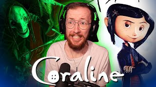 Watching CORALINE 2009 for the FIRST TIME  Movie Reaction [upl. by Vani195]