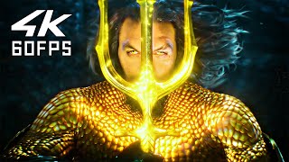 Aquaman 2018 Fight Scene 4K60FPS [upl. by Ahsemed]