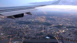 Landing at London Heathrow Airport Sunrise [upl. by Lussi]