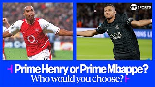 🇫🇷 Prime Thierry Henry or Prime Kylian Mbappé  who is the better player UCL [upl. by Nonohcle]