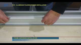 FORNAX PVC Aluminium Folding System installation [upl. by Duggan839]