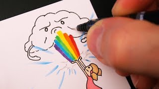 How I Made the Grumpy Cloud Flipbook [upl. by Aihtniroc985]