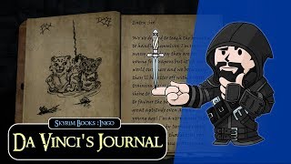 SKYRIM Books  Da Vincis Journal Inigo [upl. by Caye]