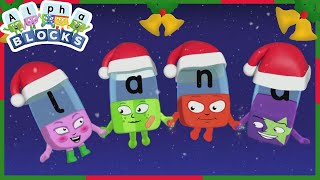 🎅 Happy Christmas from the Alphablocks ⛄  How to read party special  officialalphablocks [upl. by Kellyn]