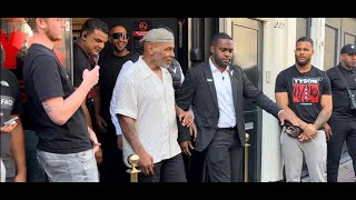 Mike Tyson opens his own Coffeeshop Tyson 20 in Amsterdam  Spuistraat [upl. by Ellen]