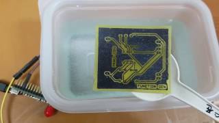 DIY PCB etching with arduino [upl. by Neffets]