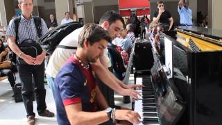 Improvisation at the train station in paris [upl. by Azyl]