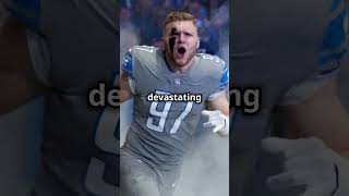 Aidan Hutchinsons Shocking Leg Injury‼️😱🫣🙏 nflplayer detroitlions nfl football [upl. by Llerrah]