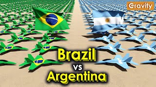 Brazil vs Argentina Military Power 2024 [upl. by Angelica]