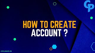 How to create an account  GPlinks [upl. by Ameerak]