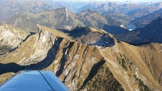 Yverdon les bains LSGY  Vol de plaisance dans les alpes [upl. by Appledorf]