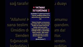 🔻Yatmak İstediğinde❗ Dua 4 [upl. by Letsyrhc]