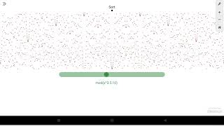 Modulos Of xn In Desmos But It Sorts Itself [upl. by Annovad552]