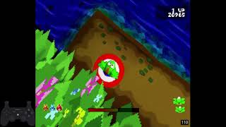 Frogger PS1  Tropical Trouble Walkthrough  First Visit [upl. by Remmer330]