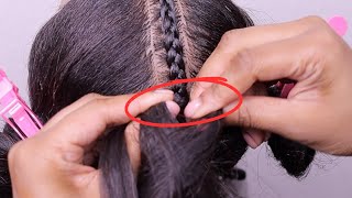 CORNROW Tutorial For Visual Learners StepByStep  Overhand and Underhand Method Explained [upl. by Rothwell]