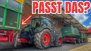 496 Immer weiter trotz 40 Liter REGEN 🌧️  Tandem Agroliner zu groß fürs Abkippband 🤔 [upl. by Lisabeth]