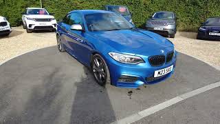 BMW 30 M235I COUPE 2DR 2015 PETROL AUTO amp EURO 6 IN A LOVELY Estoril Blue Metallic [upl. by Schick]