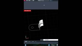 Pipe clamp 3d tutorial in autocad  full video of Pipe clamp drawing shorts [upl. by Eimarrej]