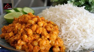 Quick and Simple Chickpea Curry  قورمه نخود [upl. by Nothgiel]