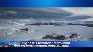 Looking to dine at North Americas highestelevation restaurant Il Rifugio back open at A Basin [upl. by Ennaillek289]