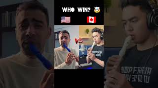 Who win beatbox 🤯 Lets Try beatbox beatboxing asmrsounds flute asmr shortfeed shorts [upl. by Aekim]