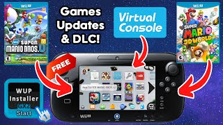 How to Install Content to your Wii U 2024 Wup Installer GX2 AROMA [upl. by Cogn]