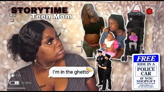 STORYTIME 16 amp PREGNANT🤰🏽 MY TEEN MOM STORY [upl. by Odetta]