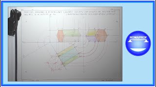 PROIEZIONI ORTOGONALI DI UN PRISMA A BASE ESAGONALE POGGIATO SUL PO E  DI 30° AL PV  697 [upl. by Dow832]