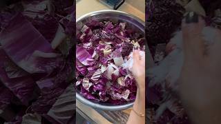 Making PURPLE FRUIT KIMCHI 💜 with hachiya persimmon 🧡 [upl. by Deibel]