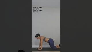 PLANCHA PARA ESPALDA Y TRICEPS yaretips [upl. by Lyndsie]