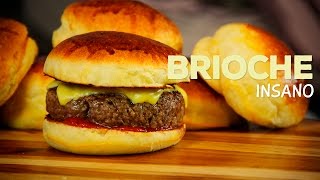 Pão De Hambúrguer Brioche fácil e simples [upl. by Scandura]