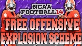 NCAA Football 14 FREE Offensive Scheme Strategy Guide  eBook  Score Every Drive [upl. by Nnalyrehs]